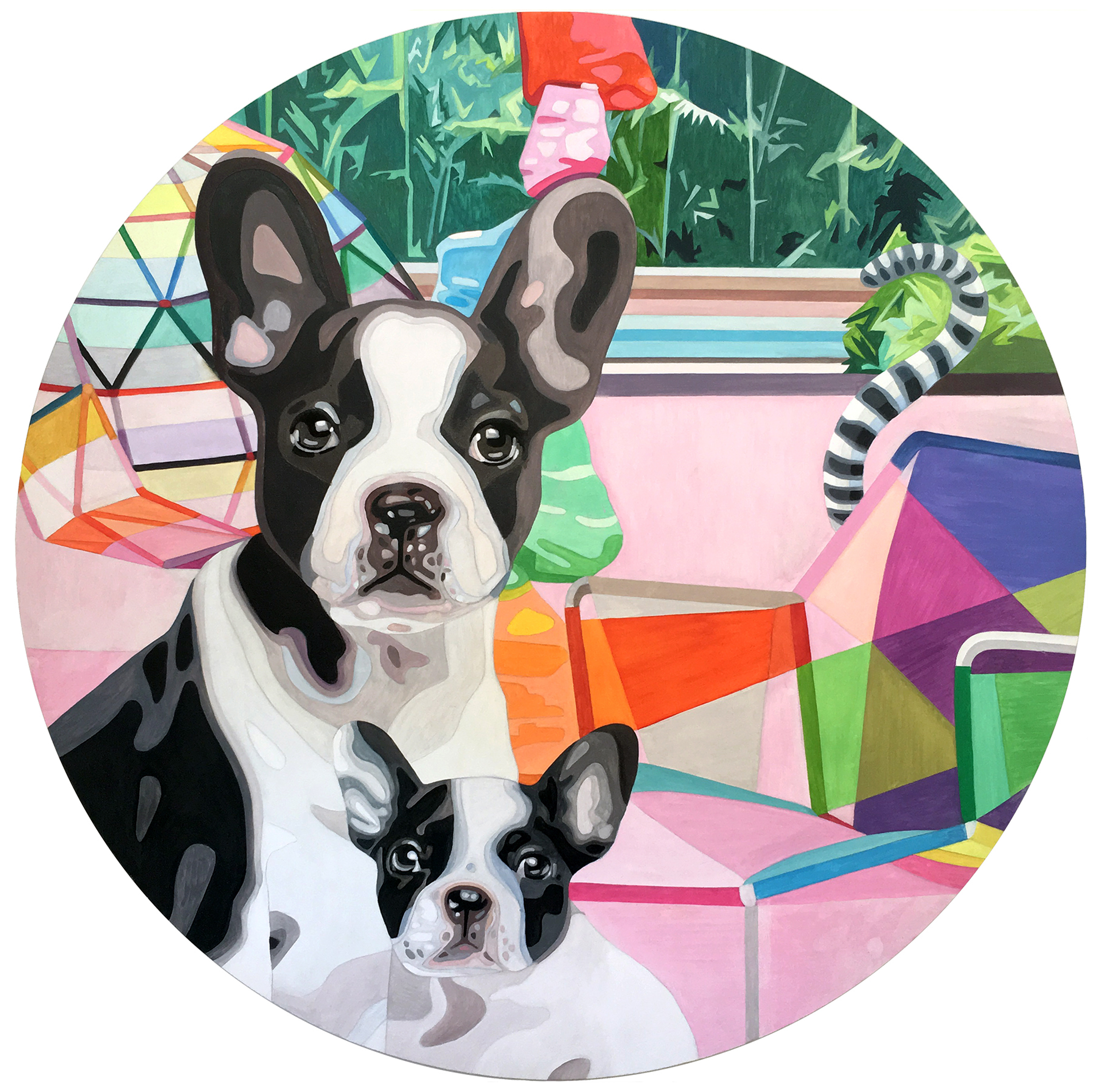 Christina Holdgaard, <em>Art Collector VI - The French Bulldogs</em> 2018